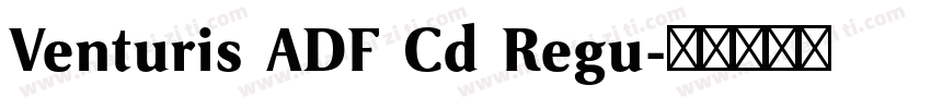 Venturis ADF Cd Regu字体转换